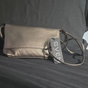NWT! SVEN CROSSBODY DARK METALLIC